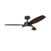 44 Inch Indoor Remote Control Modern Led Ceiling Fan With Light KBS-44K002