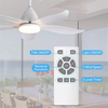 Modern Decorative 12V Dc Motor Led ETL Ceiling Fan With Light