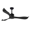 52 Inch Blade DC Ceiling Fan Decorative Speed Control Air Conditioning ABS Plastic Remote Control Ceiling Fan without Light