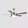 52 Inch 5 Pieces Reversible Wood Blades Ceiling Fan with Light