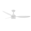 52 Inches Simple Styles Indoor 3 Blade Energy Saving Motor Decorative Ceiling Fan With Light