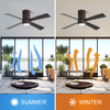 48 Inch Living Room Modern Smart Ceiling Fan With Light KBS-4836