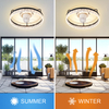 Crystal Chandelier Modern Design Ceiling Fan With Remote Control