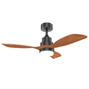 42 Inch Wood Remote Control Led Ceiling Fan With Bright Light