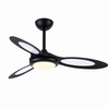 44 Inch 3 Blades Remote Low Profile Smart Ceiling Fan With Light