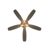 52 Inch Wood Blades Ceiling Fan With Light Bedroom Living Room