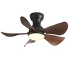 22 Inch American Styles Low Noise Children Bedroom Smart Modern Led Ceiling Fan With Light And Remote