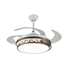 42 Inch Multifunction Retractable Invisible Ceiling Fan With Light