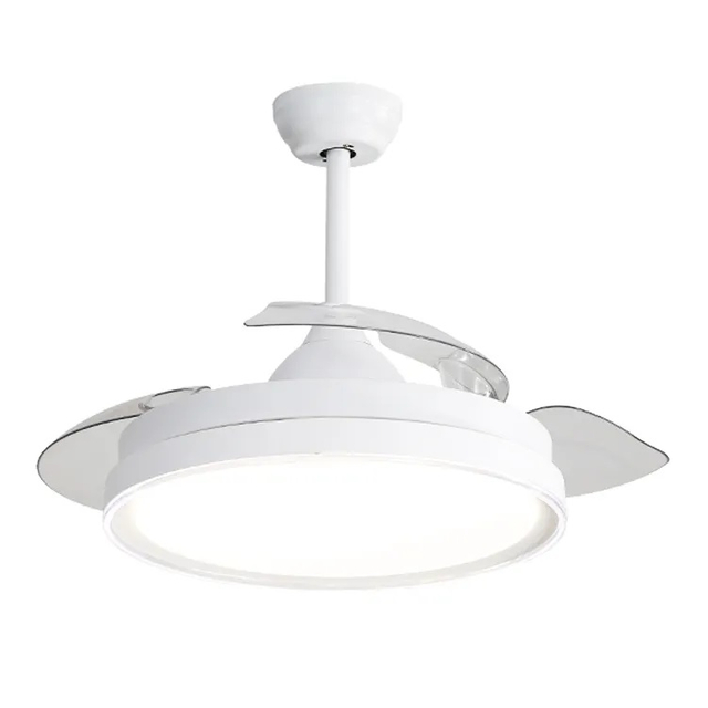 42 Inch Dimmable LED 3 Color Ceiling Fans With Light 