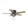 44 Inch Hot Sale Custom Abs Blade Ac Dc Decorative Modern Ceiling Fan With Light