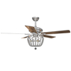 52 Inch Reversible Bldc Motor Crystal Ceiling Fan Light