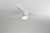 52 Inch Simple Design Solid Wood Bldc Intelligent Remote Control Ceiling Fan With Light And Remote