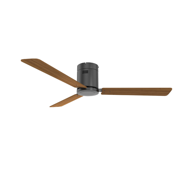 52 Inch Simple Style Home Living Room Indoor Decorative Modern Wooden Dc Ceiling Fan Without Light