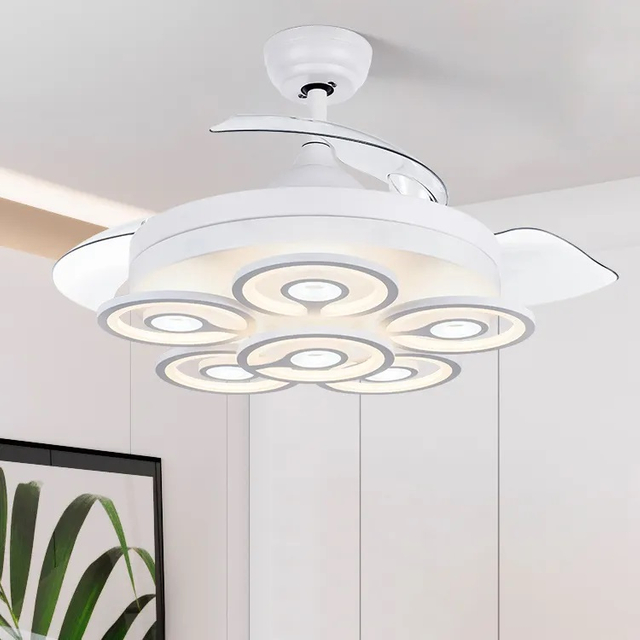 42 Inch Decorative Fancy 220v Ceiling Fan With LED Light