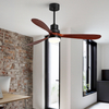 52 Inch Indoor Solid Wood Led Light Ceiling Fan KBS-5247C