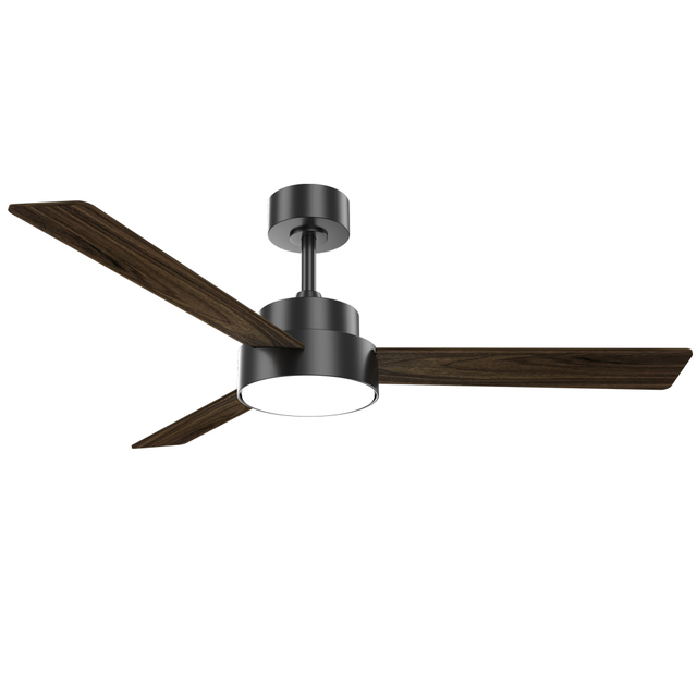 52 Inch Indoor Low Profile Modern Ceiling Fan With Light And Remote KBS-52K028