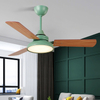 Art Deco 42 Inch 3 Blade Ceiling Fan With Light And Remote