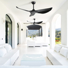 Low Profile Reversible 52 Inch Solid Wood Ceiling Fan KBS-52K037