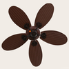 52 Inch Orient Style Pendant Rattan Blade AC Electric Ceiling Fan With 100% Copper Motor