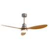 52 Inch Energy Saving 3 Blade Ceiling Fan With Light