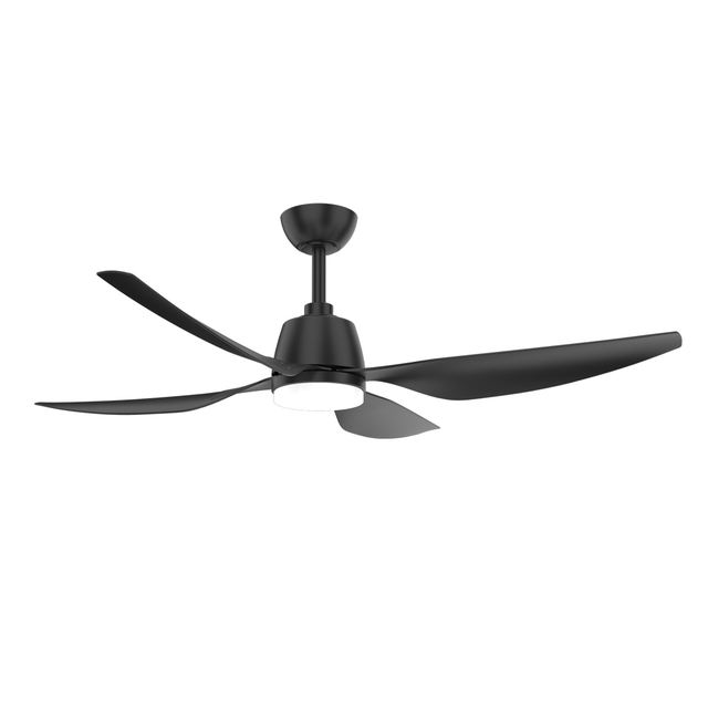 52 Inch High Quality 4 Blade Modern Reversible 12V Dc Commercial Ceiling Fan With Light For Bedroom