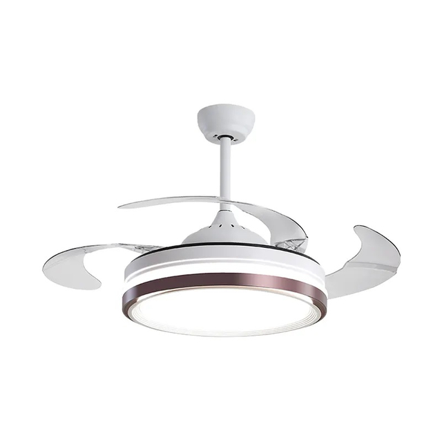 42 Inch ABS Blades Retractable LED Ceiling Fan with Light