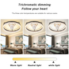 Crystal Chandelier Modern Design Ceiling Fan With Remote Control