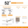 Wood Commercial Rotation Summer Bedroom Ceiling Fan With Light