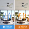 52 Inch Indoor Bedroom Decorative Wood Ceiling Fan With Light KBS-52K033