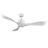 52 Inch Blade DC Ceiling Fan Decorative Speed Control Air Conditioning ABS Plastic Remote Control Ceiling Fan without Light