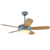 52 Inch Wholesale Prices Modern Fans Ceiling Electric Plywood Blade 1 Lamp Ceiling Fan With LED Light