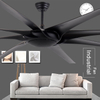 100 Inch Big Ceiling Fan Industrial Ceiling Fan With Light