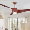 52 Inch Orient Style Wooden Ceiling Fan Lamp 