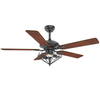 52 Inch Decorative Reversible Bldc Motor 5 Wood Blade Ceiling Fan