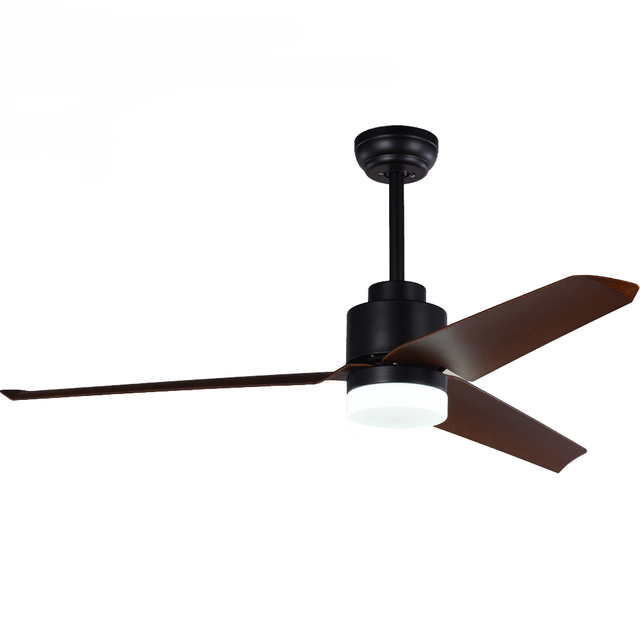 52 Inch Modern Design Air Conditioning Winded Machine Lower Noise Ceiling Fan With Led Light