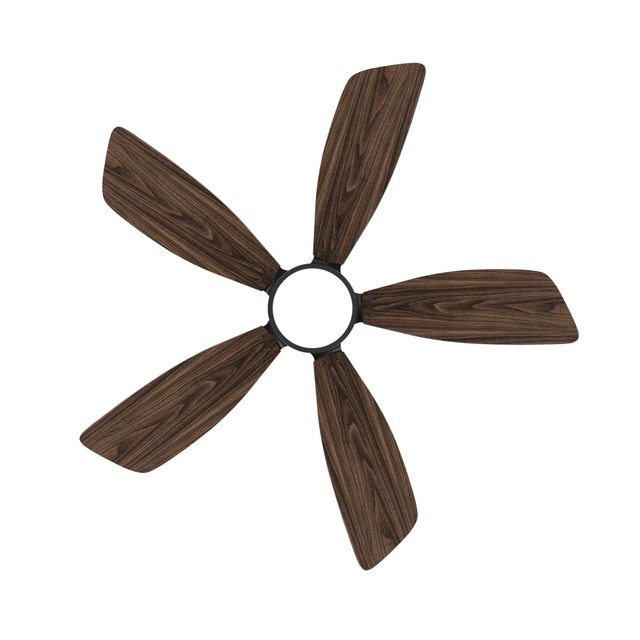 48 Inch Decoration Indoor App Control Dimmable 5 Plywood Blades Modern Led Ceiling Fan With Light