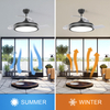 42 Inch Indoor Decorative Retractable Ceiling Fan With Light KBS-Y4265