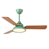 Art Deco 42 Inch 3 Blade Ceiling Fan With Light And Remote