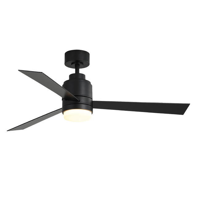 Indoor Modern Mute Bedroom 52 Inch Ceiling Fan With Led Light