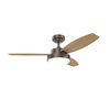 44 Inch Indoor Remote Control Modern Led Ceiling Fan With Light KBS-44K002