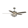 52 Inch Wood Blades Ceiling Fan With Light Bedroom Living Room