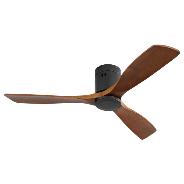 52 Inch Wooden Led Ceiling Fans with Remote Control 