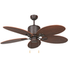 52 Inch Orient Style Pendant Rattan Blade AC Electric Ceiling Fan With 100% Copper Motor