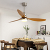 52 Inch Energy Saving 3 Blade Ceiling Fan With Light