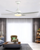 52 Inch Low Profile Indoor Decorative Ceiling Fan With Light