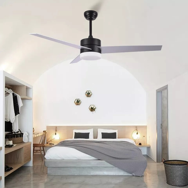 52 Inch Dc Motor ABS Blades Ceiling Fans with Light