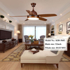 52 Inch Best Brand Electric Fan Light Home Appliance Low Energy Ceiling Fan With Light