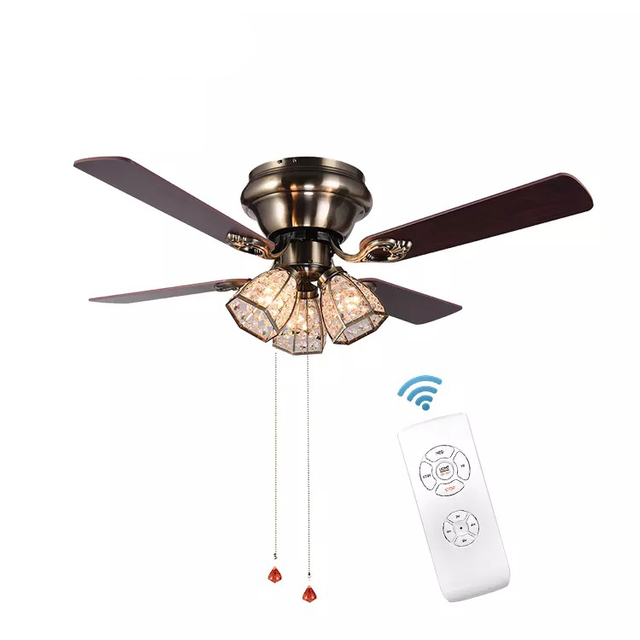 48 Inch Decorative Home Restaurant Chandelier Led Ceiling Fan Light