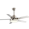 52 Inch Chandelier Fan Remote Control Ceiling Fan with Light 