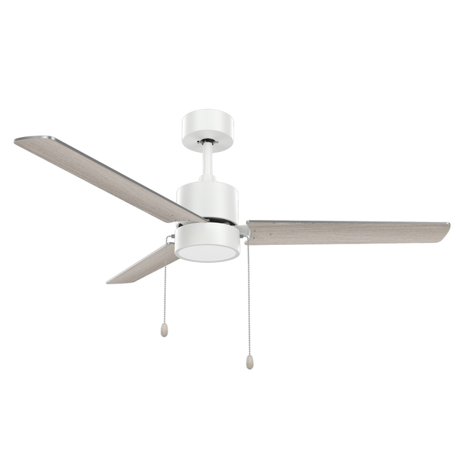 52 Inch Indoor Low Noise Modern Dimmable Remote Control 3 Blades Led Ceiling Fan With Light